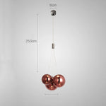 Bubble Glass Chandeliers Pendant Lights for Kitchen Island and Dining Room