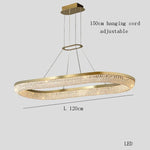 Luxury LED Ring Light Chandelier for Dining Room Décor