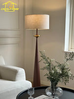 LED Iron Art Floor Lamp | Wabi-sabi Minimalist Design for Living Room, Bedroom