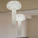 Art Deco Dimmable Hanging Chandelier Lighting for Foyer and Dining Room