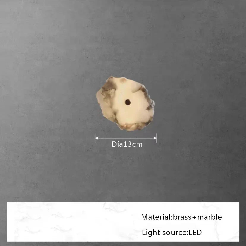 Marble Chandeliers Black Ceiling Light for Luxury Living Room Decor