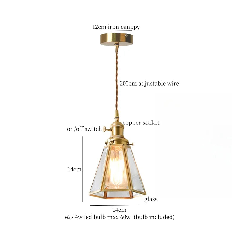 Afralia™ Nordic Glass LED Pendant Light for Kitchen Living Room Bedroom