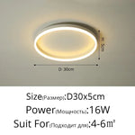 Circular LED Ceiling Lights for Home Decor and Indoor Lighting