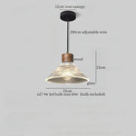 Glass LED Pendant Light - Modern Nordic Hanging Lamp for Home and Dining