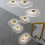 Modern Acrylic LED Pendant Chandelier for Living Dining Room Staircase Lighting