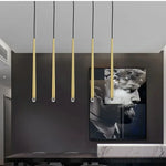 Gold Led G9 Pendant Chandelier for Modern Villa Stairs & Home Decor