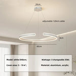 Circle Minimalist LED Pendant Light - Modern Indoor Hanging Lamp