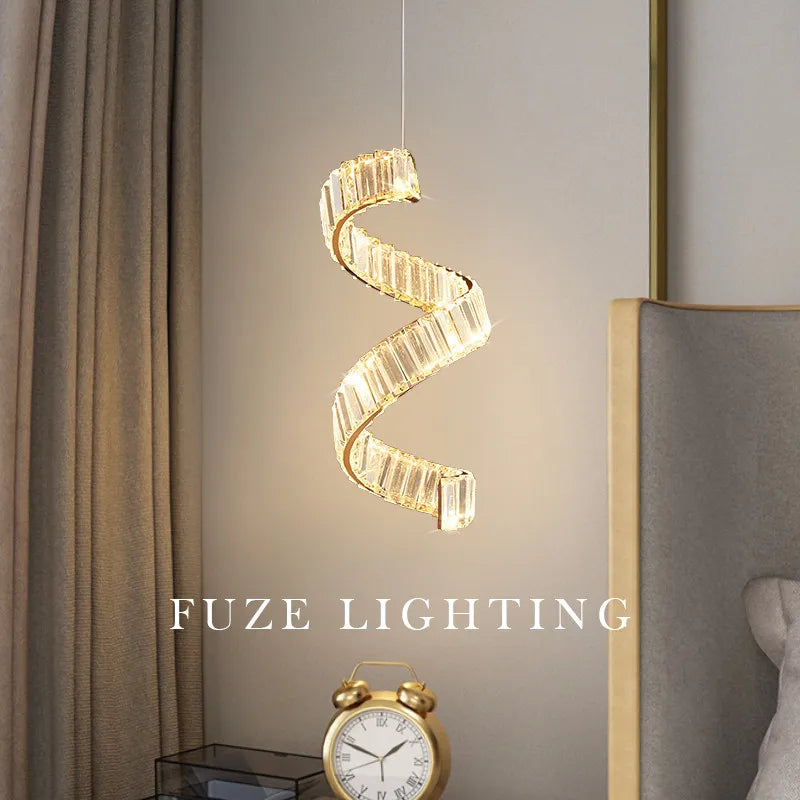 Luxury LED Chandelier with K9 Crystals for Home Suspension