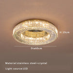 Crystal Ceiling Lamp: Luxury Décor for Living Room & Bedroom