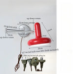 Afralia™ Cream Iron Art LED Wall Lamp for Bedroom Living Room Decor