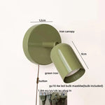 LED Wall Sconce Pull Chain Switch Cream Style Stair Light Fixture