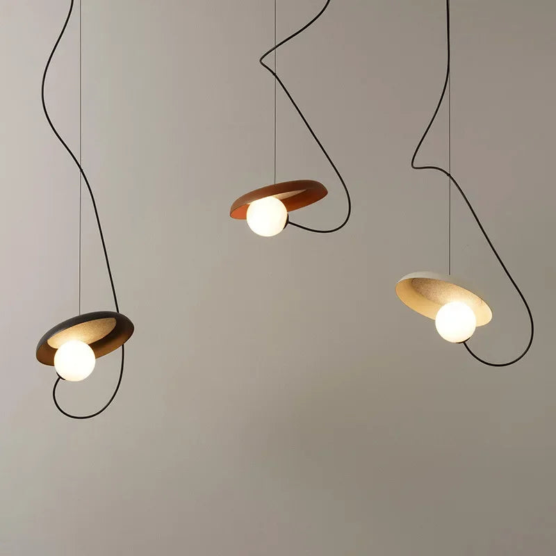 Nordic Pendant Lights: Modern Simple Room Decor, Bedroom Bedside Lamp