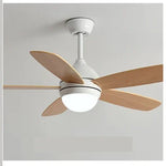 Kids Ceiling Fan with Light and Remote Control, 3-Speed, 5-Blade Helicopter Design