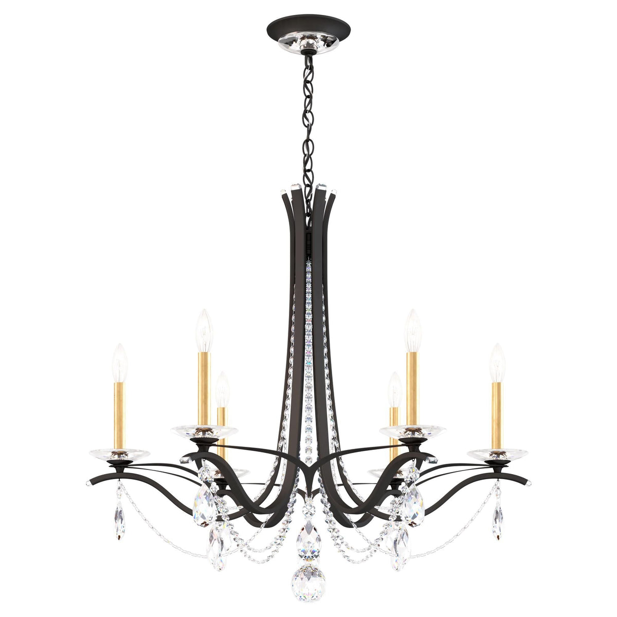 Schonbek Vesca 33 Inch 6 Light Chandelier Cp447836