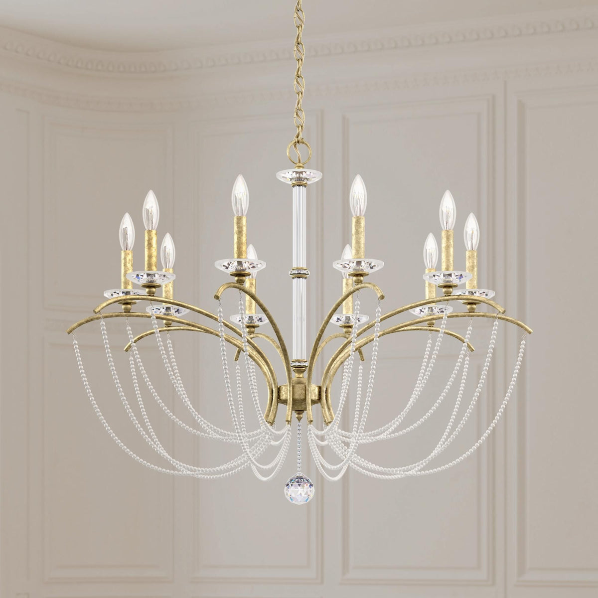 Schonbek Priscilla 10 Light Chandelier Cp527302
