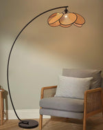 Screen Cannage Floor Lamp 41.3"