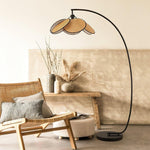Screen Cannage Floor Lamp 41.3"