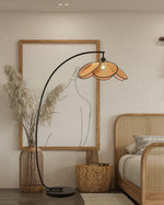 Screen Cannage Floor Lamp 41.3"
