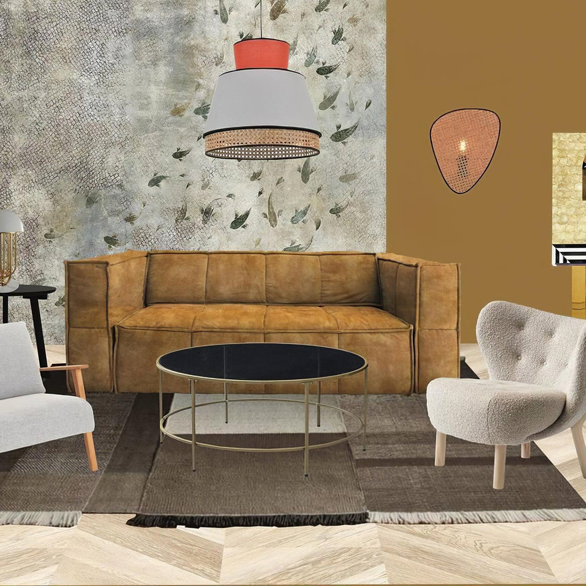 Screen Cannage Sconce