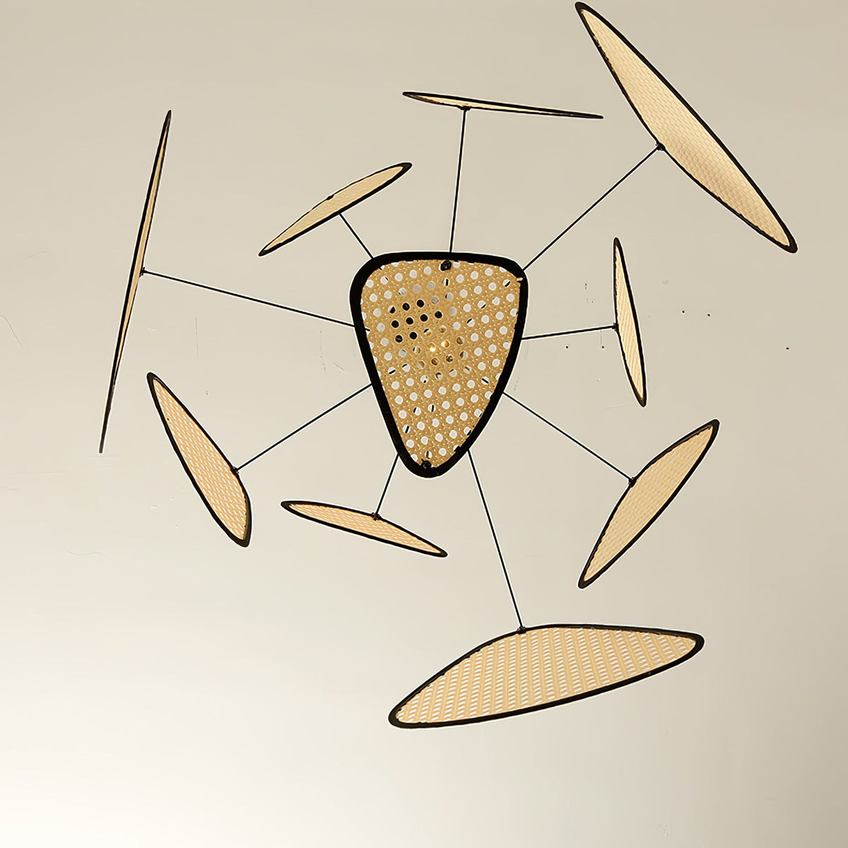 Screen Cannage Pendant Swag Light