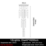 Villa Forci Duplex Staircase Foyer Chandelier, Gold