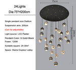 Multi Pendant Modern Foyer Chandelier