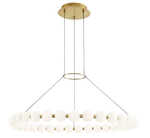 Orbet Chandelier, 1-Light, LED, Brass, 36.1"W (700OBT36NB-LED927 70PGALC)