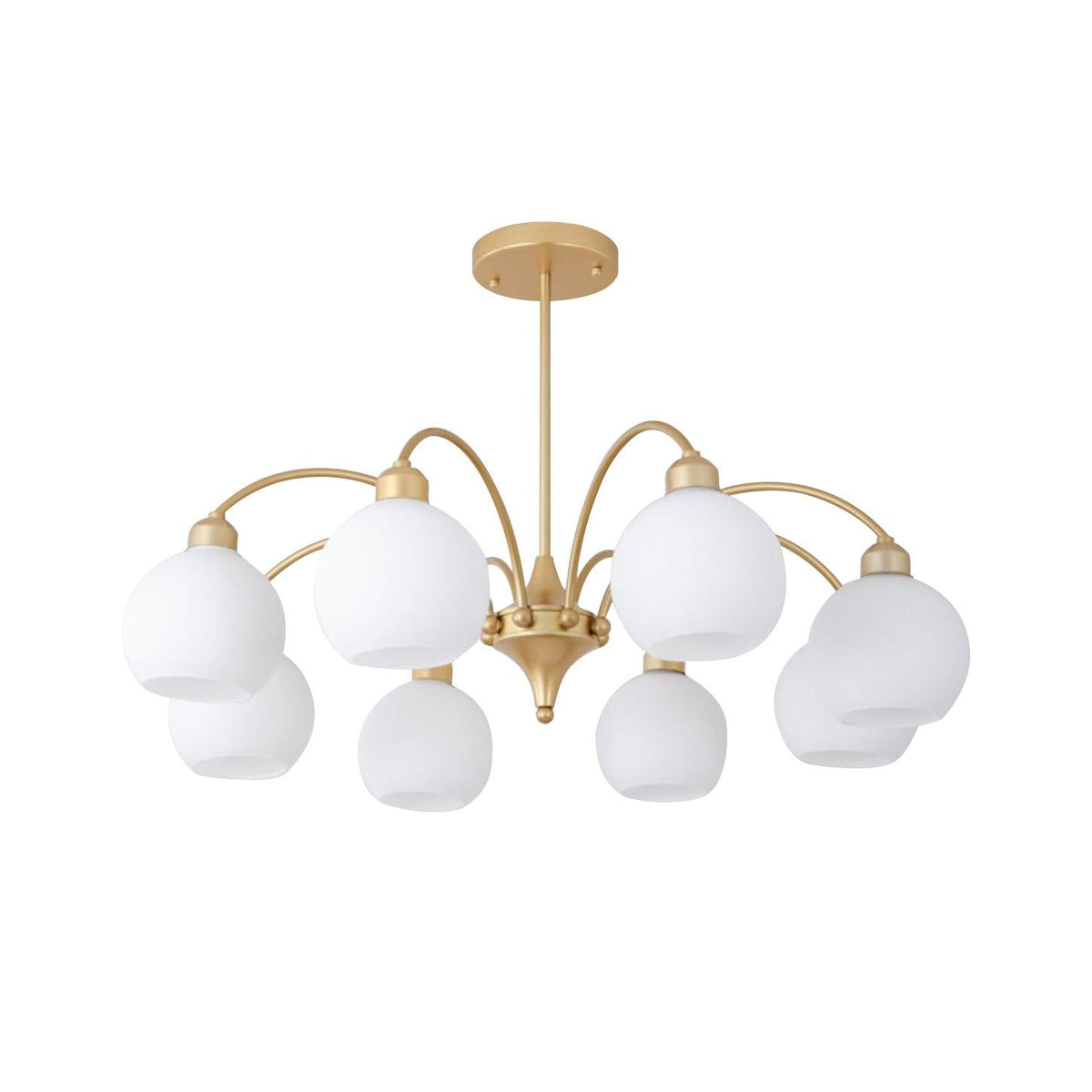 Sculptural Glass Chandelier