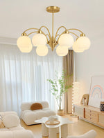 Sculptural Glass Chandelier