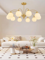 Sculptural Glass Chandelier