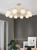 Sculptural Glass Chandelier