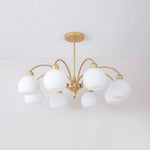 Sculptural Glass Chandelier