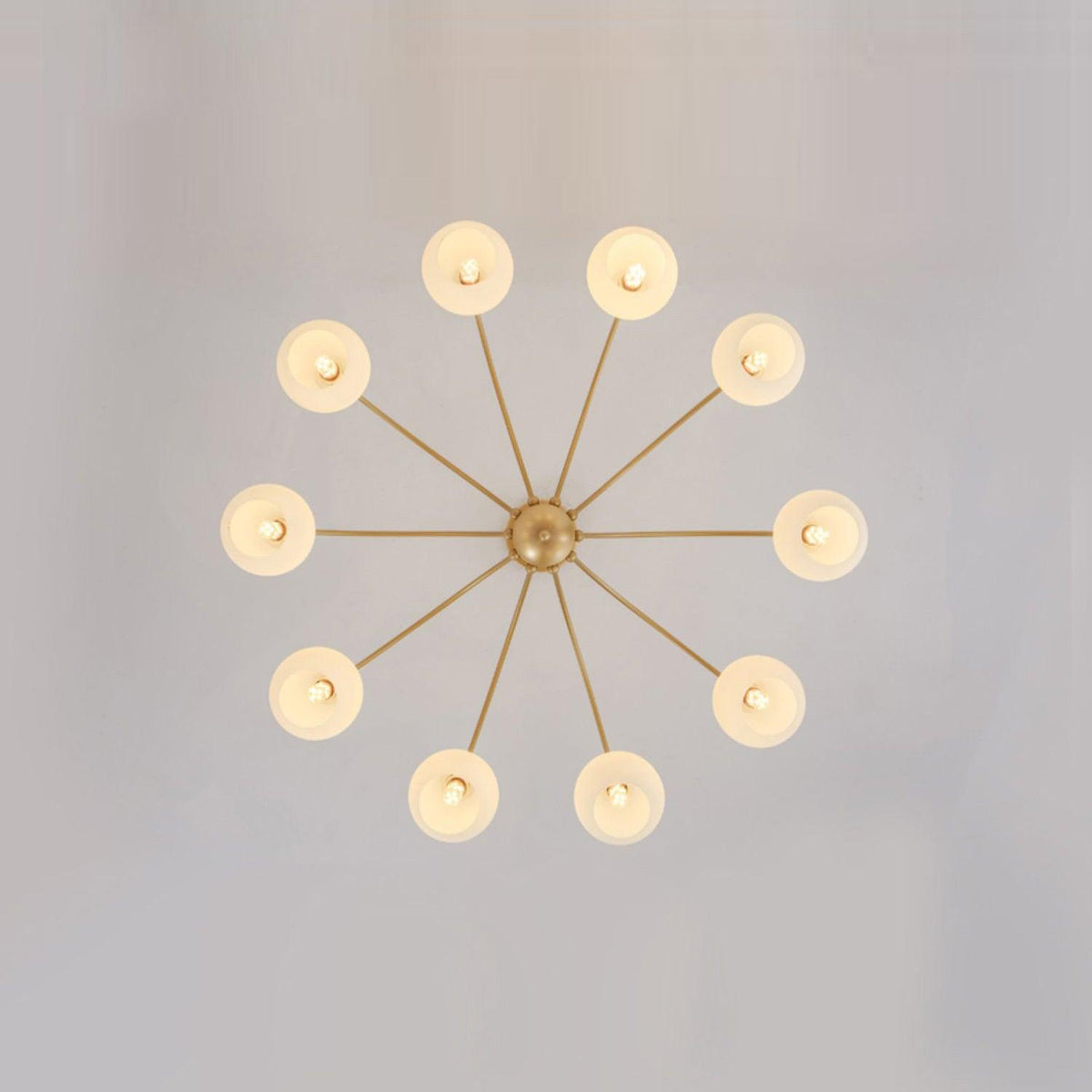 Sculptural Glass Chandelier