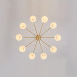 Sculptural Glass Chandelier