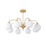 Sculptural Glass Chandelier