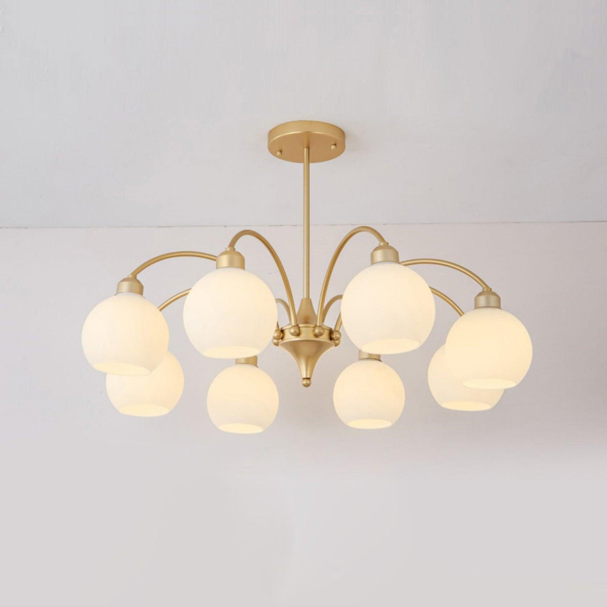 Sculptural Glass Chandelier