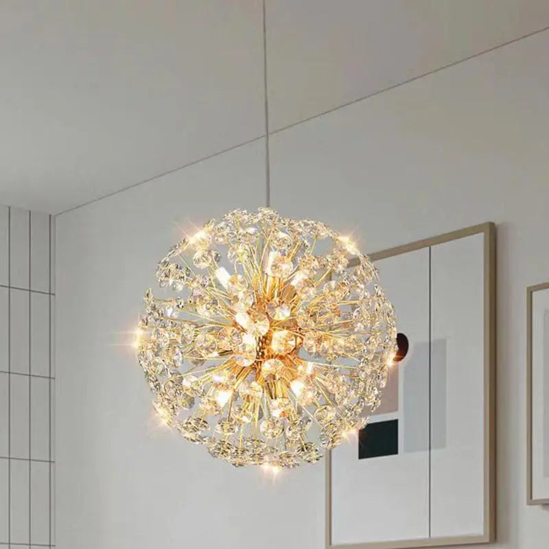Crystal LED Ceiling Pendant Chandelier for Home Decoration and Lighting