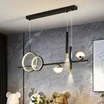 LED Pendant Lights: Modern Minimalist Chandelier with Remote Control, Ideal for Kitchen, Dining, Office