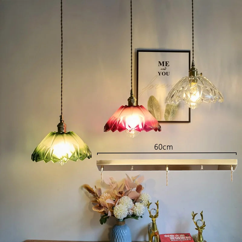 Japanese Style LED Hanging Lamp Pendant Light Fixtures for Home Decor