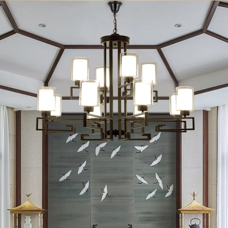 Chinese Style Luxury Living Room Chandelier for Elegant Homes