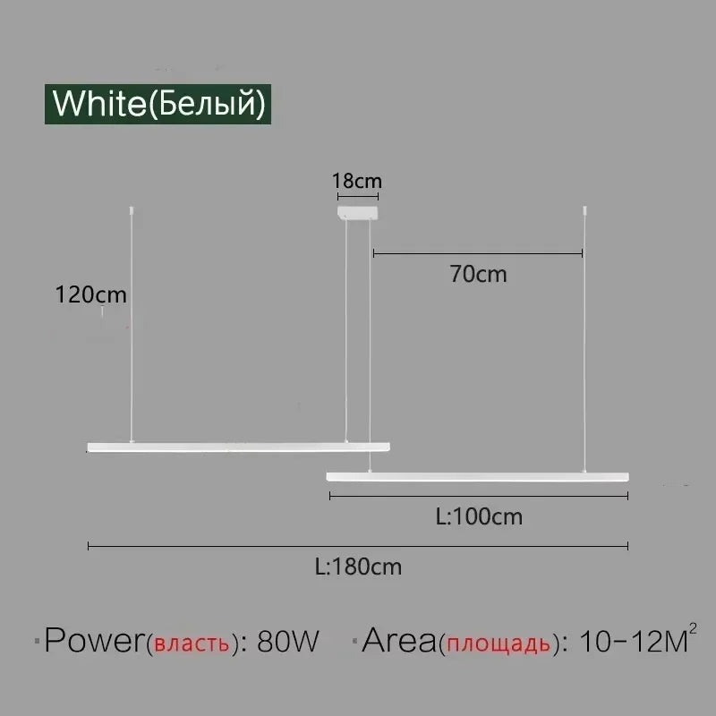 Nordic LED Pendant Lights for Kitchen Island Dining Chandelier - Minimalist Home Luminaires