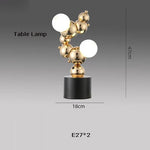 Silver Gold Molecule Stainless Steel LED Chandelier - 2022 Trend