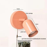 LED Wall Sconce Pull Chain Switch Cream Style Stair Light Fixture