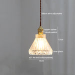 Copper Glass LED Pendant Light for Modern Home Decor