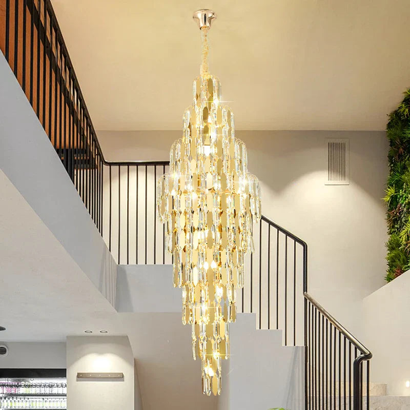 Crystal Chandelier for Modern European Style Living Rooms