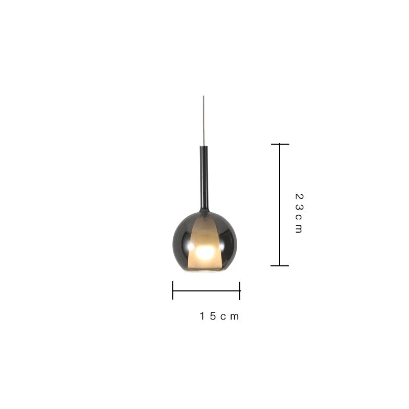 Designer Glass Chandelier Pendant Light for Dining Room Kitchen Loft Home Decor