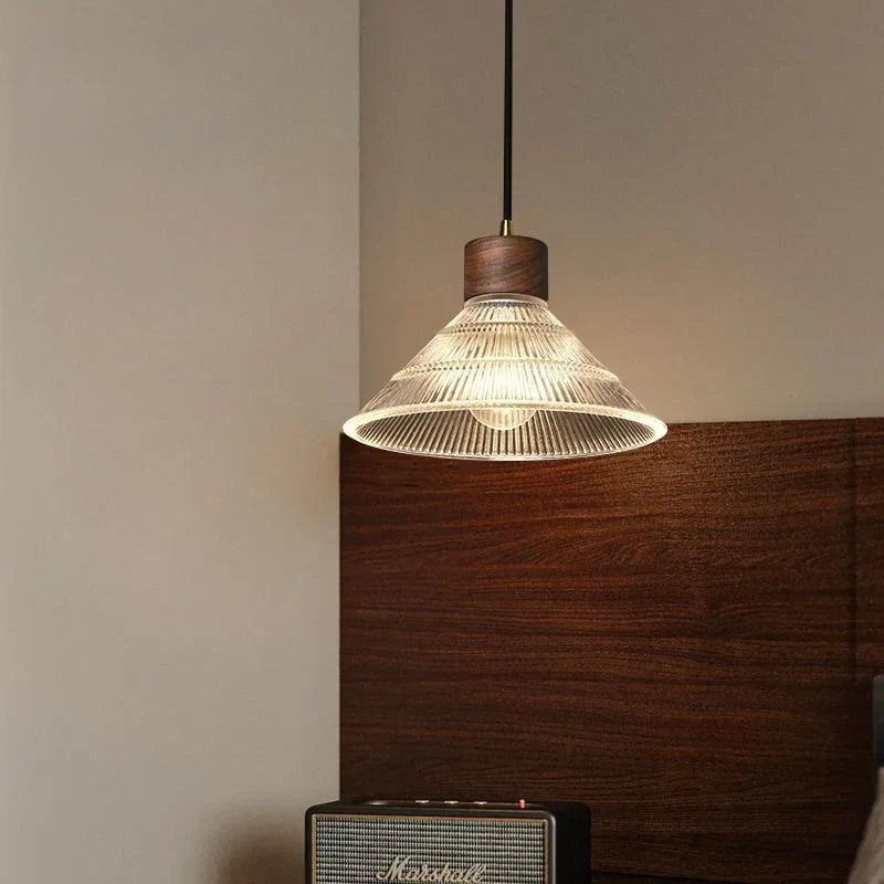 Glass LED Pendant Light - Modern Nordic Hanging Lamp for Home and Dining