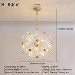 Crystal LED Ceiling Pendant Chandelier for Home Decoration and Lighting