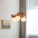 Wooden Aircraft Pendant Light Hanging Lamps Chandelier Ceiling Suspension