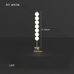White Balls Floor Lamp: Modern Living Room Decoration & Mood Light